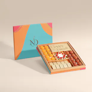 NJD Diwali Ladoo and Chocolate Gift Box NJD Diwali Ladoo and Chocolate Gift Box