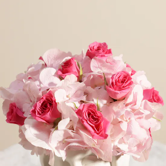 Femininity's Crown Flower Vase