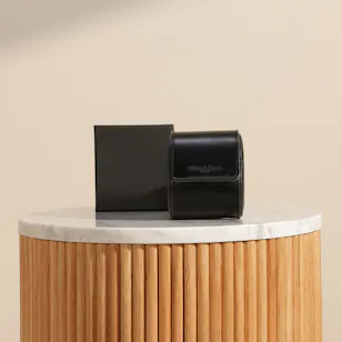 Heisse & Söhne Watch Roll Vintage 1 Black Watch Box