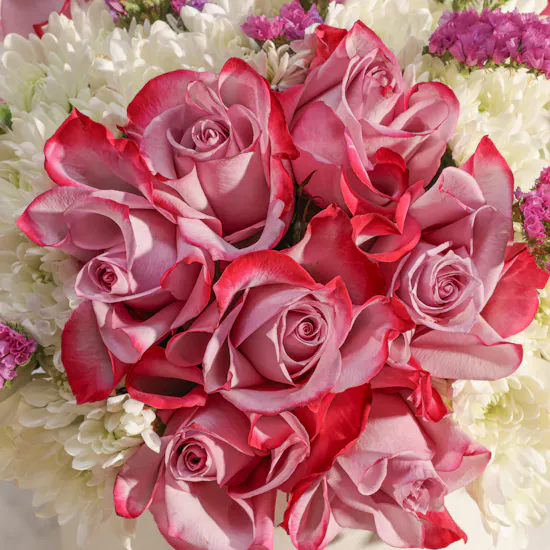 Happy Birthday Heartfelt Flowers Box