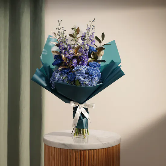 Blue Midnight Dream Flower Bouquet