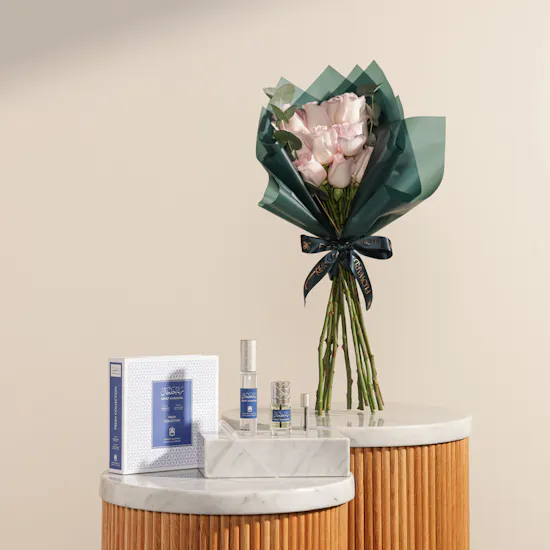 Abdul Samad Al Qurashi Ranet Khalkhal Oil Set | Unique Flowers