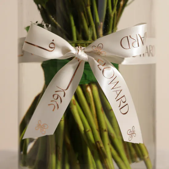 Yellow Baby Roses Vase | 50 Flowers