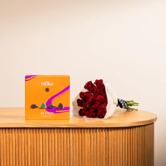 Moko Blends Chocolates | Valentine's Roses
