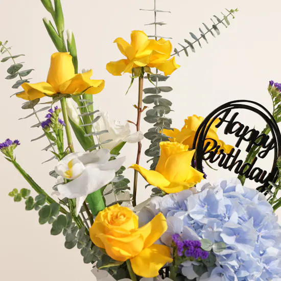 Sunny Birthday Bliss Flower Box