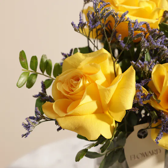 Floward Dates Chocolate Box | New Joy Flower Vase and Balloons