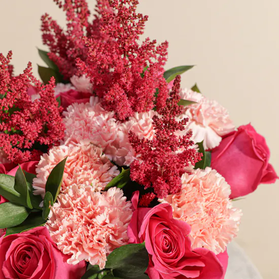 Fuchsia Fiesta Flower Vase