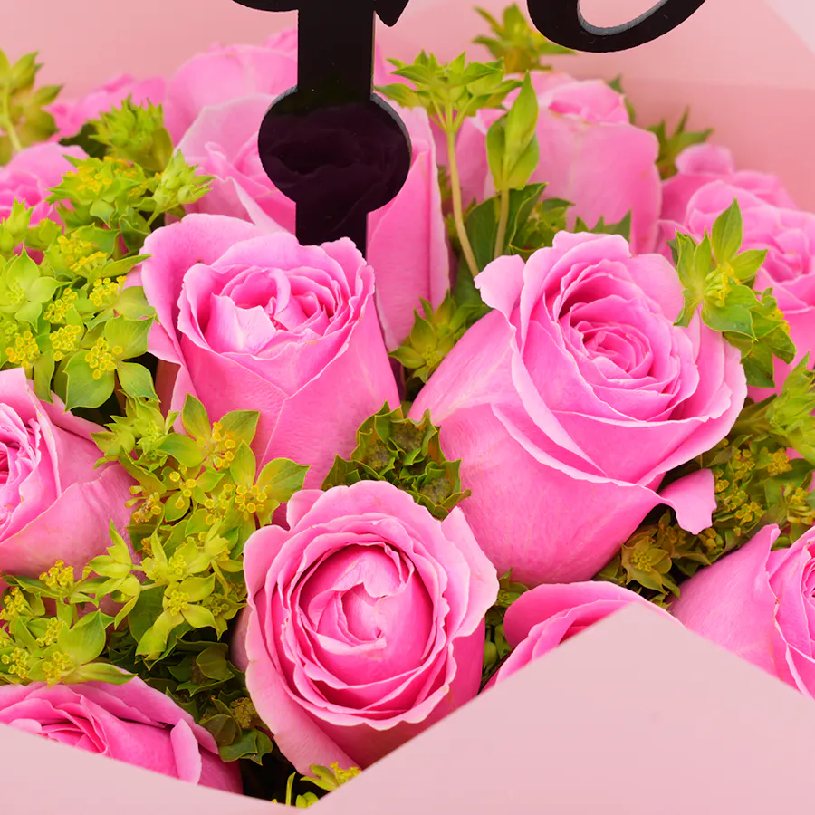 Hanoverian Caramel Chocolate Box with Get Well Soon Blooms Bouquet 5