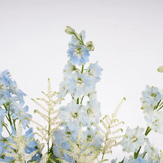 Blue Flowers | Personalized Vase