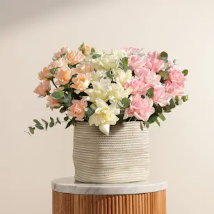 Cherished Hues Flower Basket