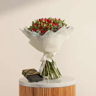 Dar Al Sabaek ¼ Lera Gold | Red Baby Roses