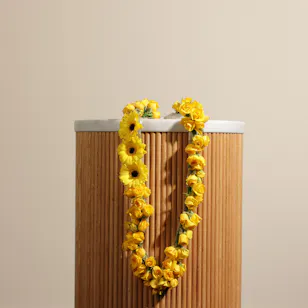 Yellow Flowers Necklace