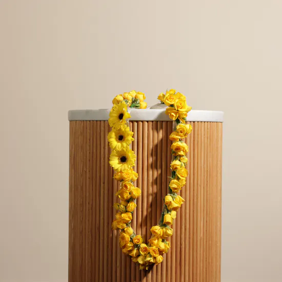 Yellow Flowers Necklace