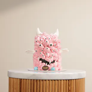 Crumbles Pink Halloween Cake
