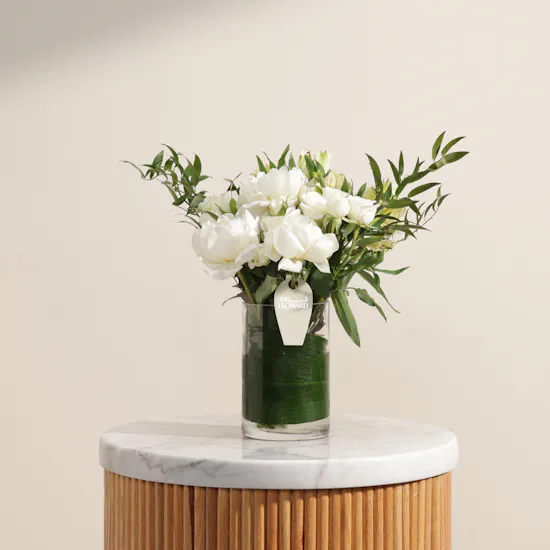 Peony in Quiet Bloom Vase