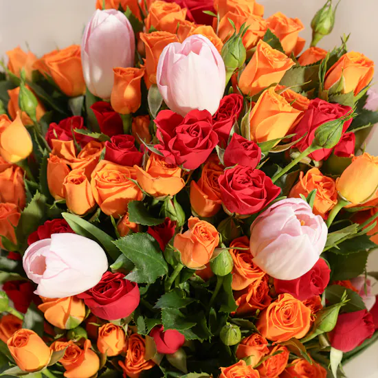 Blossoms of Joy and Light Bouquet