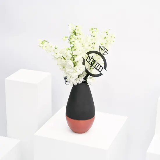 Delphiniums Wedding Vase