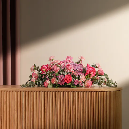 Rosy Petal Harmony Centerpiece