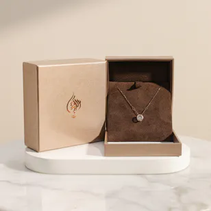 Kooheji Jewellery Omnia Diamond Rose Gold Necklace Kooheji Jewellery Omnia Diamond Rose Gold Necklace