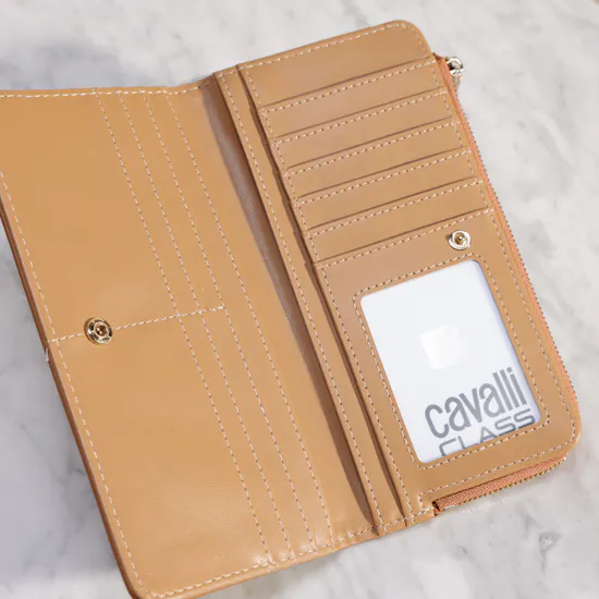 Cavalli Class Toffee Color Women's Wallet