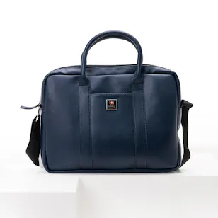 Swiss Military Brunoe Navy Briefcase