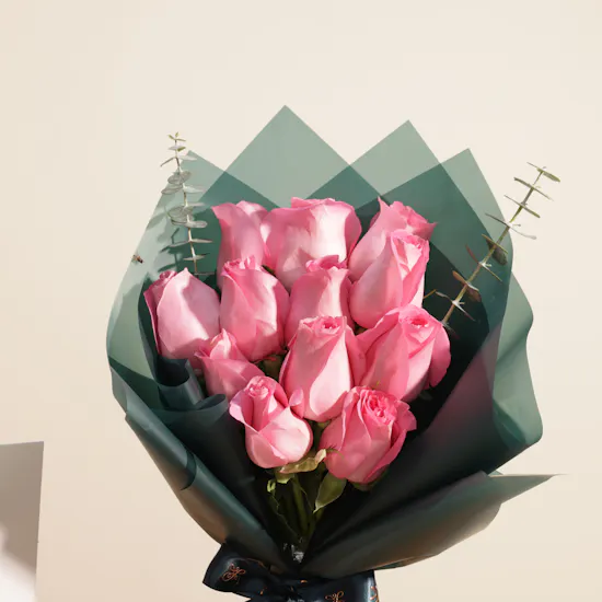 Abucci Eid Mubarak Small Chocolate Box | Festive Roses Bouquet