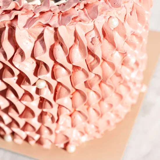 Floward Personalized by Photo Premium Pink Cake