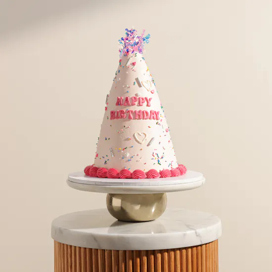 NQ's Bakery Birthday Party Hat Cake