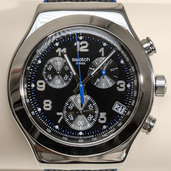 Swatch Secret Mission Men's Chronograph Watch