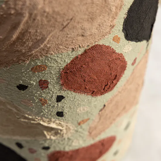 Nno Terrazzo Mixed Media Masterpiece Vase