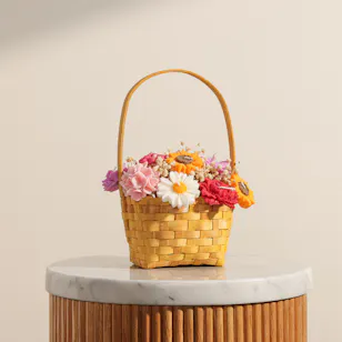 Done By SHK Basket Candle Bouquet