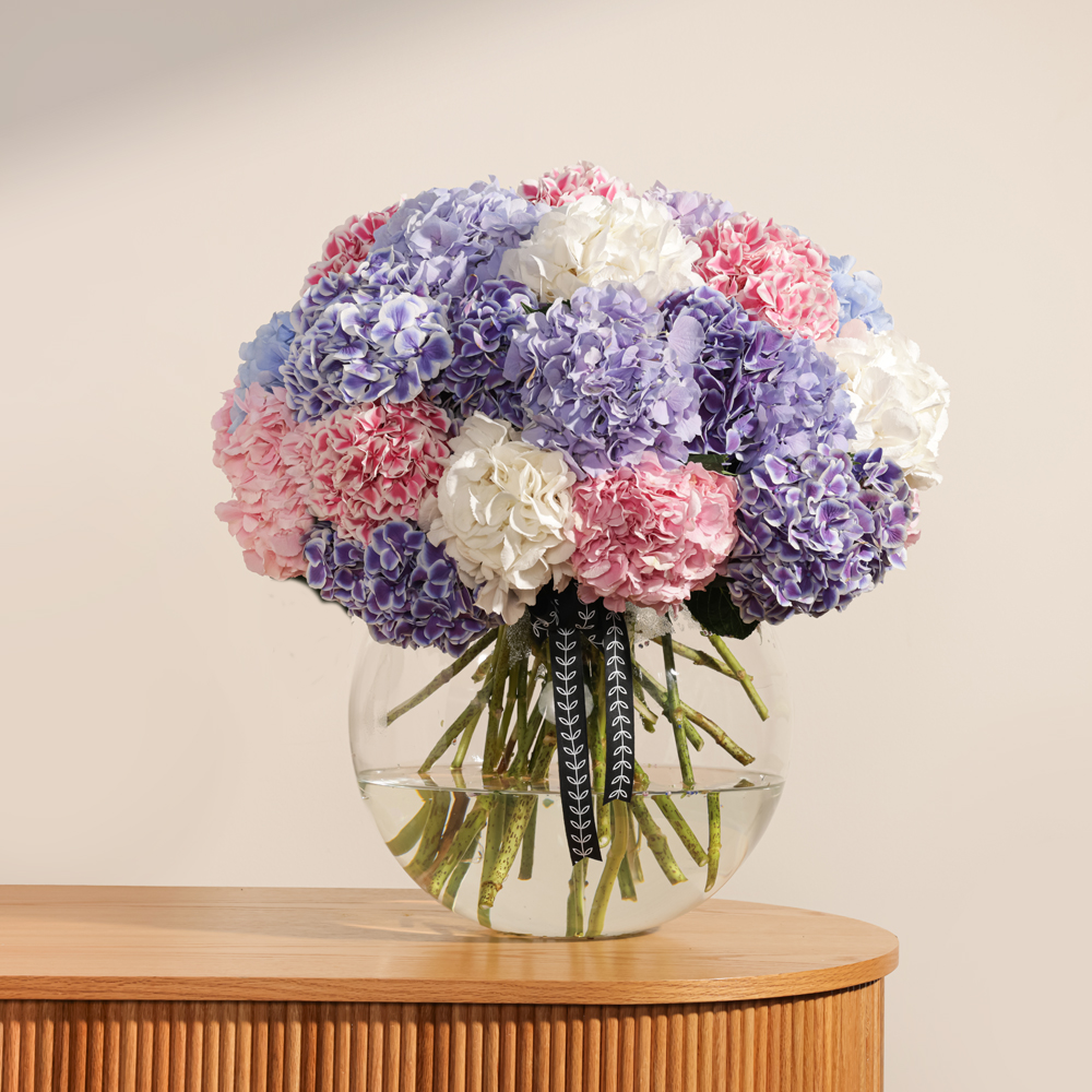Elegant Hydrangea Vase 
