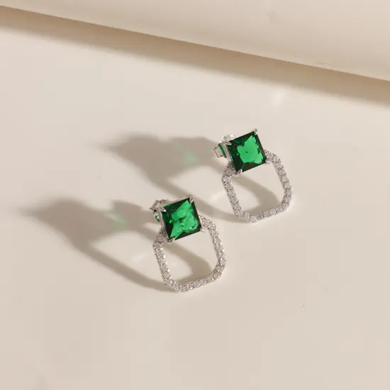 Floward Celestial Emerald Jewelry Set