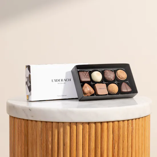 Läderach Praline and Truffle Assorted Petite Chocolate Box