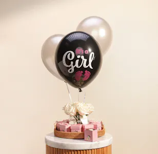 Godiva Baby Chocolate Pink Basket | Flowers & Balloons