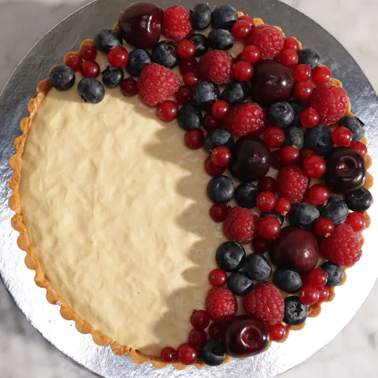 Floward Red Fruit Vanilla Crescent Tart