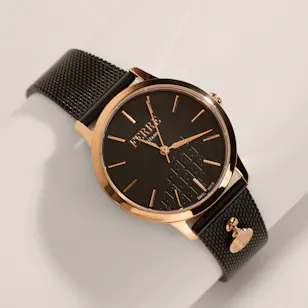 Ferre Milano Classic Black Round Women’s Watch 