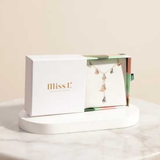 Miss L' by L'azurde Butterfly Chain Necklace