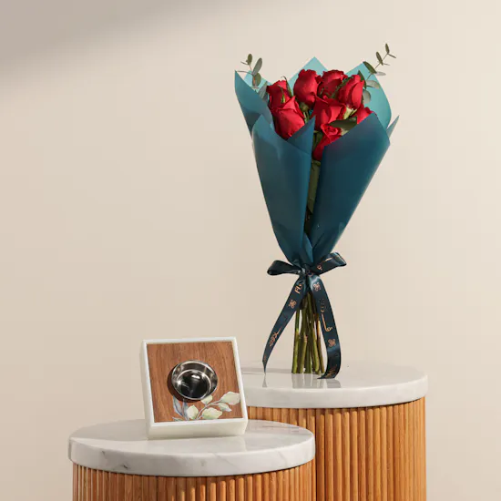 Almabakhir Floral Incense Burner | Soft Flowers