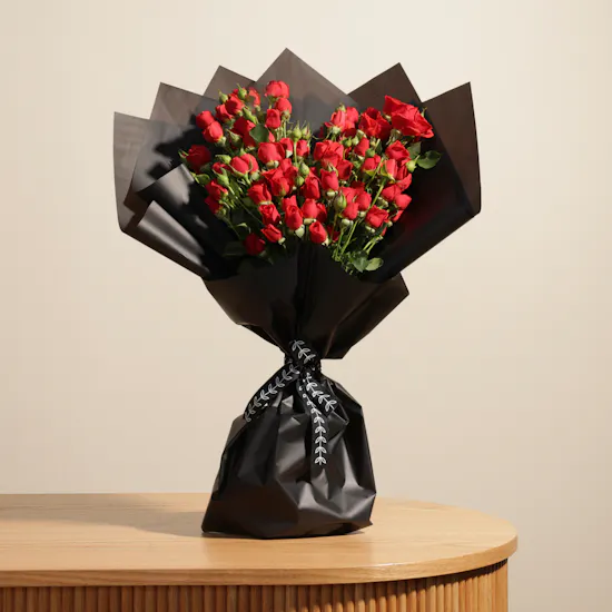 Red Heart | Black Wrap