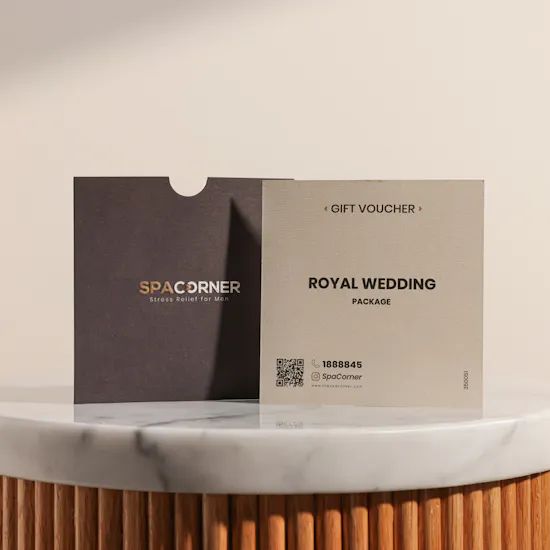 Spa Corner Royal Wedding Package Voucher for Men