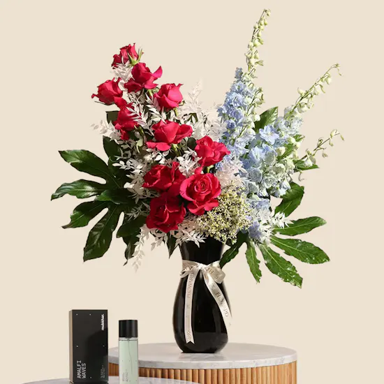 Mubkhar Amalfi Waves Unisex EDP | Coastal Muse Flower Vase