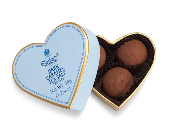 Charbonnel et Walker Blue Mini Heart Truffles Box| Flowers Letterbox