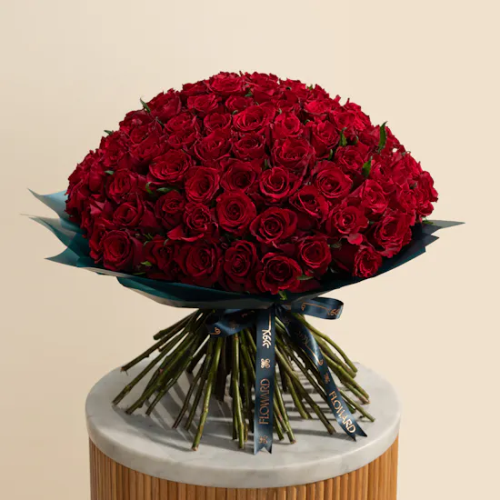 Letters of Love Flower Bouquet | 150 Flowers