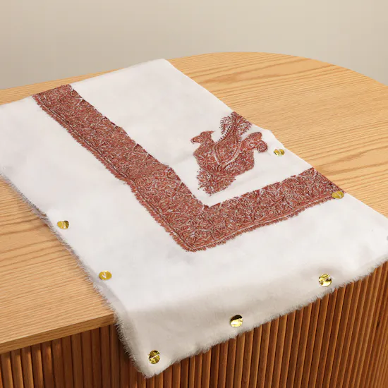 Saaf Mixed Pashmina Maroon Box
