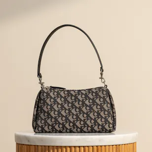 Calvin Klein Pleat Monogram Logo Women’s Shoulder Bag
