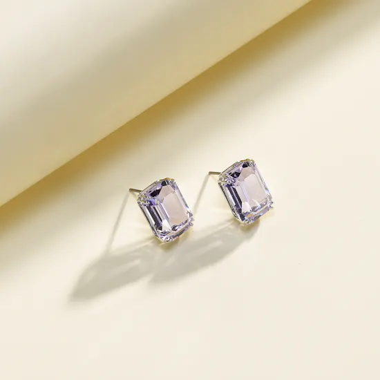 Swarovski Millenia Pierced Violet Women's Earrings