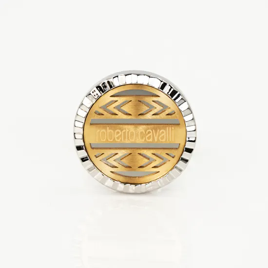 Roberto Cavalli Cufflinks | Silver and Gold