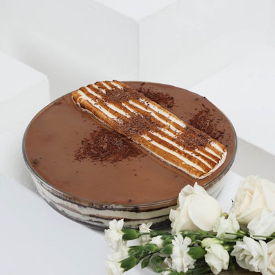 Monotone Triple Chocolate Cake