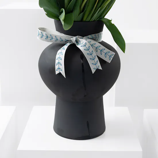 Elegant White Tulip Vase